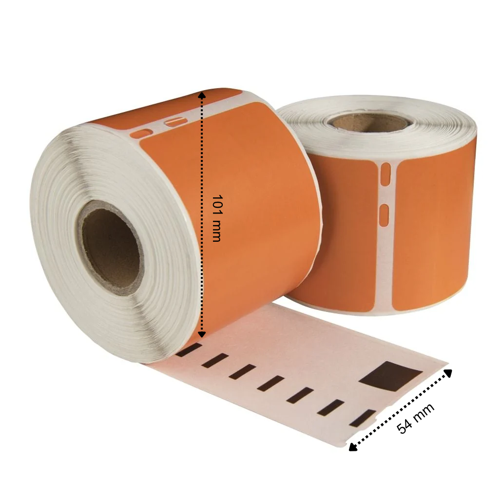 Seiko SLP-SRL Compatible Labels Oranje | 101 x 54 mm