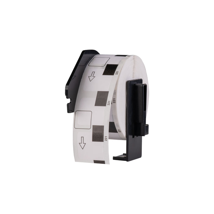 Brother DK-11226 compatible labels, 52 mm x 29 mm, 1.000 etiketten per rol, incl brother houder, permanent