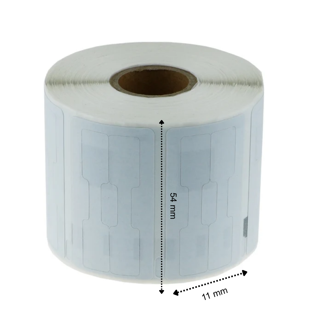 Dymo 11351 / S0722510 - compatible labels, 54 mm x 11 mm, 1500 etiketten per rol, wit, permanent
