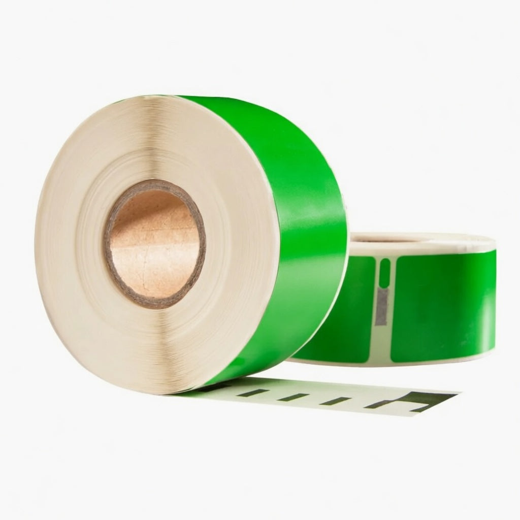 Dymo 99012 Groen compatible labels, 89 mm x 36 mm, 260 etiketten, permanent