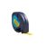 Dymo compatible Letratag 91202 (S0721620) tape, zwart op geel (plastic), 12 mm x 4 m