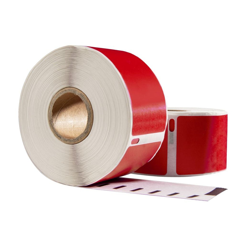 Dymo 99010 Rood compatible labels, 89 mm x 28 mm, 260 etiketten, permanent