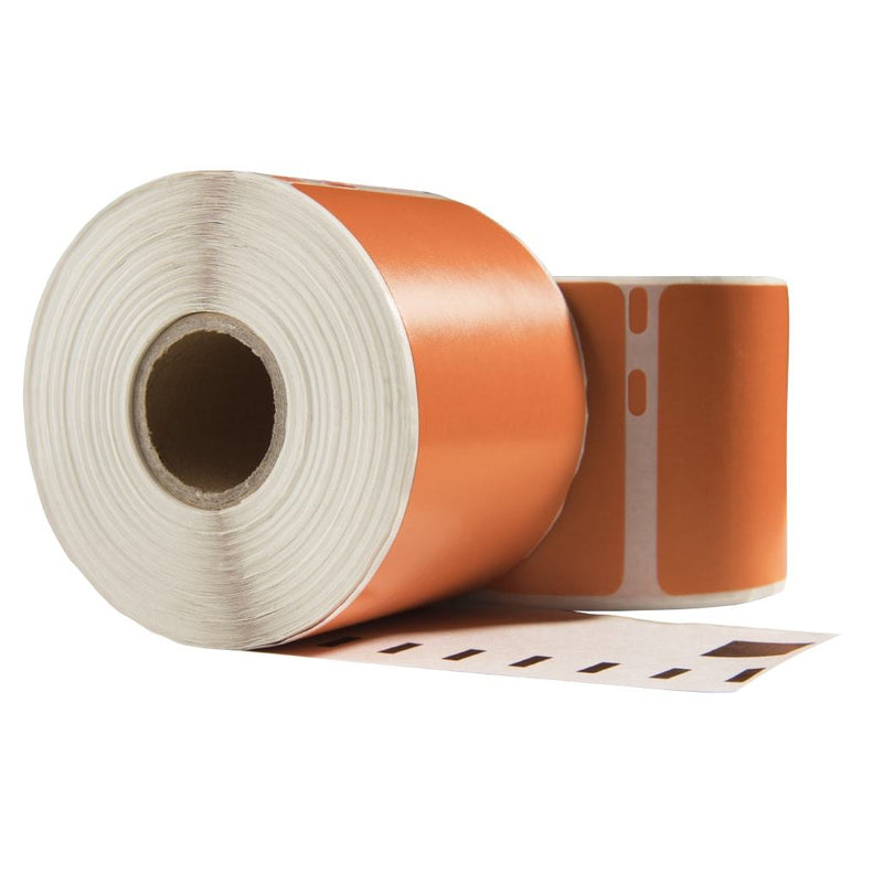 Dymo 99014 Oranje compatible labels, 101 mm x 54 mm, 220 etiketten, permanent