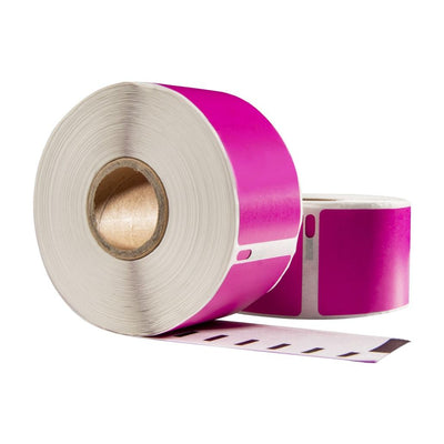 Dymo 99014 Roze compatible labels, 101 mm x 54 mm, 220 etiketten, permanent