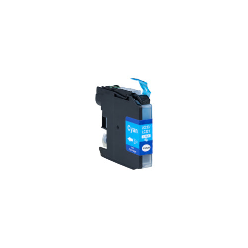 Brother LC-223C -13ml compatible inktcartridge XL Cyaan (blauw)