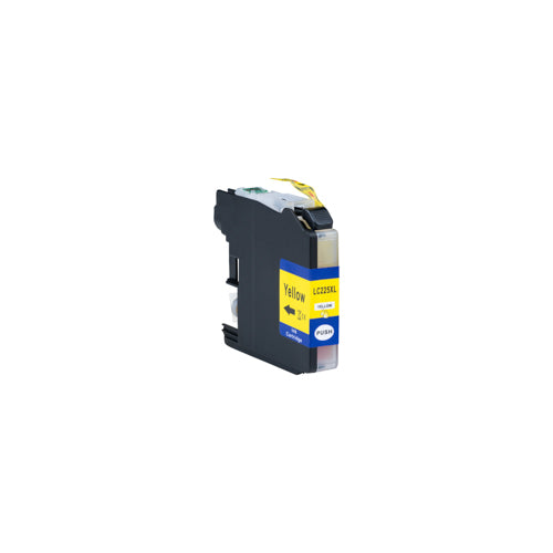 Brother LC-225Y - 13ml compatible inktcartridge XL yellow (geel)