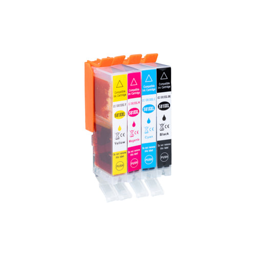 1 x Canon CLI-551 compatible CMYK Voordeelbundel 