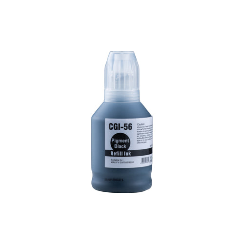 CANON GI-56 BK - 175ml compatible cartridge Zwart