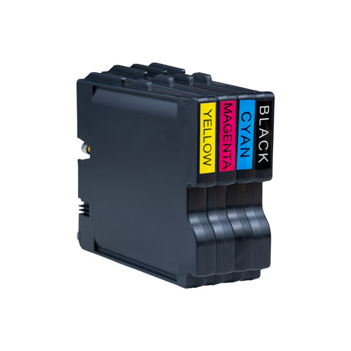 1 x pack économique CMJN compatible Ricoh GC21