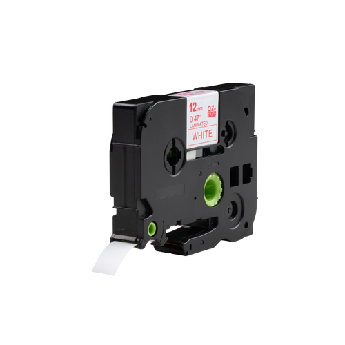 Brother compatible TZe-232 tape rood op wit 12 mm x 8 m