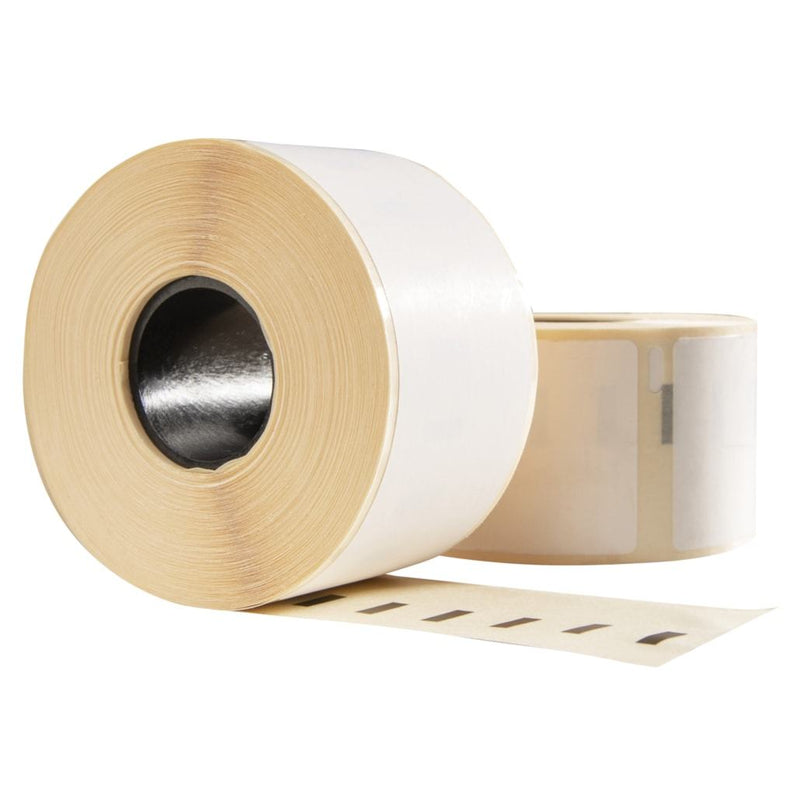 Kunststof Dymo 1976411 compatible labels, 54 mm x 25 mm, 160 etiketten per rol, wit, permanent PP