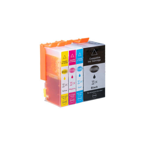 1 x pack économique CMJN compatible HP HP364